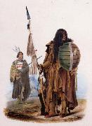 Karl Bodmer Assiniboin Indians Germany oil painting artist